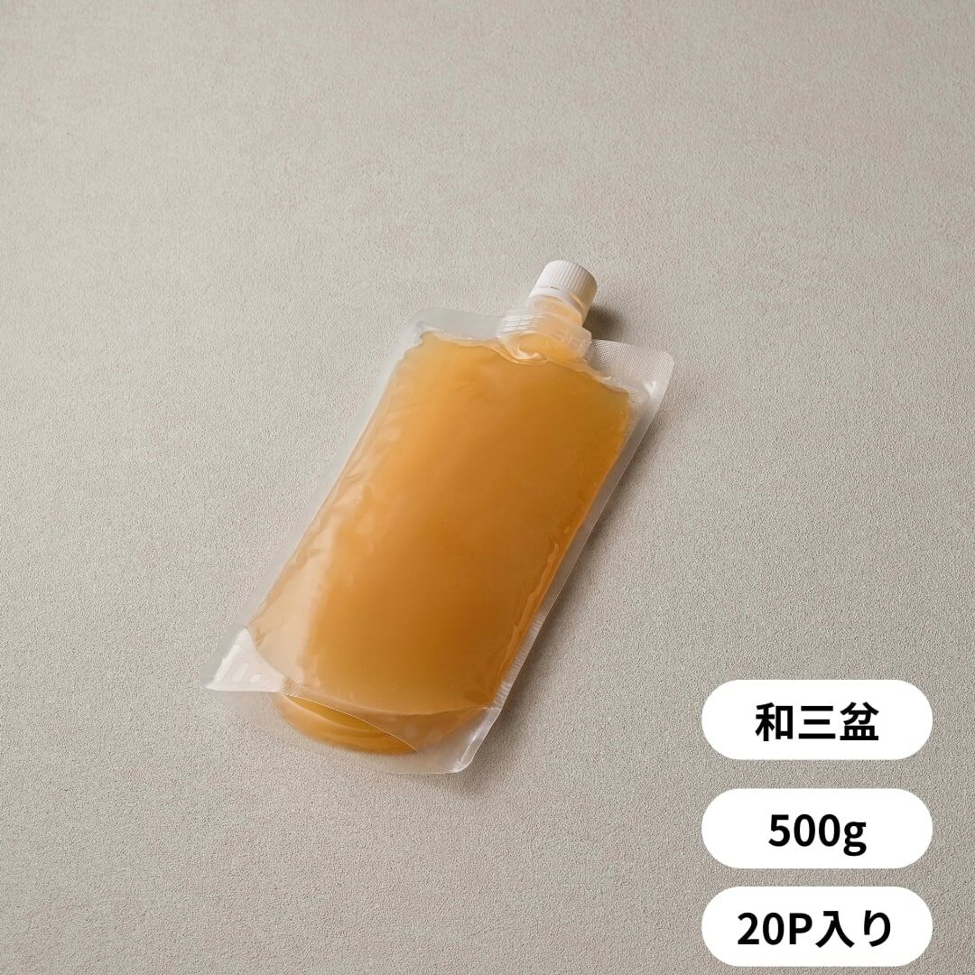 ＜冷凍＞高級和三盆生わらび餅（500g×20スパウトパック入り）